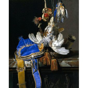 РЕПРОДУКЦИИ НА КАРТИНИ Ловен натюрморт (1673)